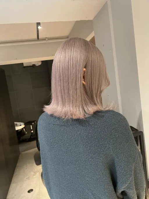 ミニモ限定価格🤍憧れのハイトーンカラー🦋ブリーチ+カラー+潤艶トリートメント✨ケアプロ付き✨