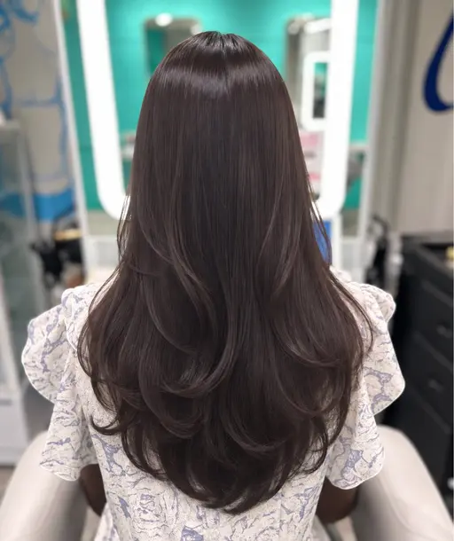 🌸カット+コテ巻き風デジタルパーマ+トリートメント🌸