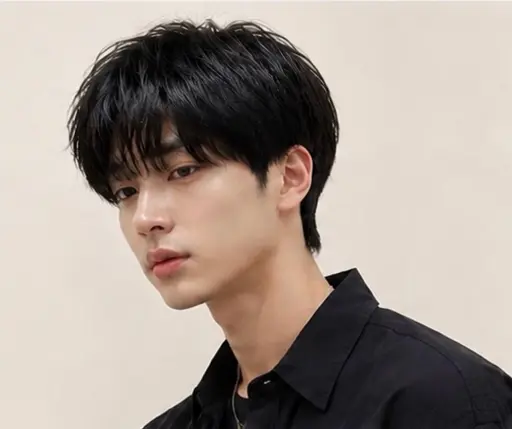 【✨️韓国メンズ定番 横が収まる✨️】韓国カット+ダウンパーマ