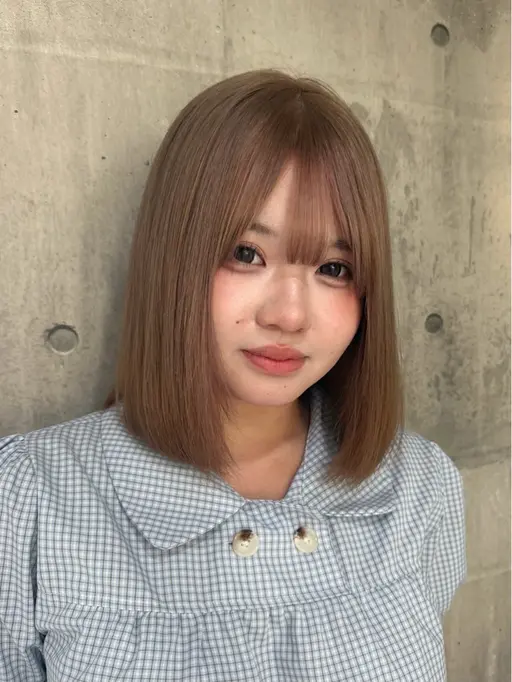 ⌇ダメージレス🥣🪽⌇透明感ブリーチなしダブルカラー➕ケアトリートメント