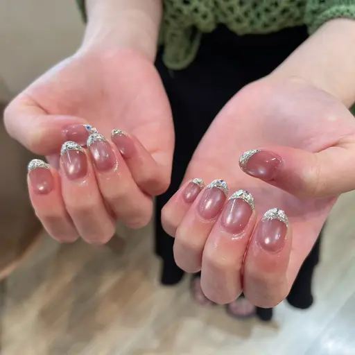 🌸オフあり🌸期間限定🌸マグネットワンカラーガラスフレンチ🌸