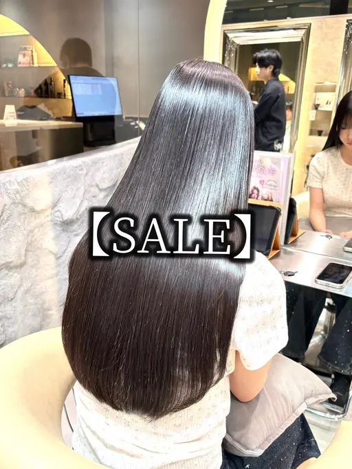 🉐《当日予約限定クーポン》🉐‼️【美髪矯正➕似合わせカット➕高保湿トリートメント➕超音波アイロン】‼️