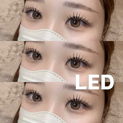 【ミニモ限定】🌟LED🌟初回オフ無料/フラットラッシュ100本(アイシャンプー込み)
