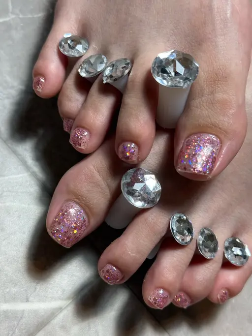 👣 Foot ワンカラーラメOK✨️
