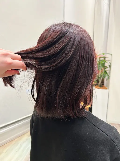 《☔️ゲリラクーポン》✨艶感color+cut✨質感再生トステアトリートメント🫧