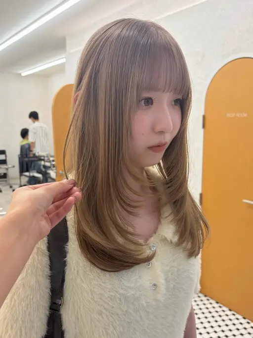 ケアブリーチダブルカラー🤎+カット✂︎(リタッチも🉑)