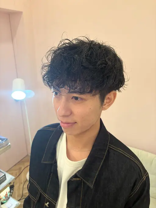 【学割】U24🩵🪽メンズ限定👦🏻⋆*カット➕シャドウパーマ/フェザーパーマ➕次回40offクーポン付🌙.*·