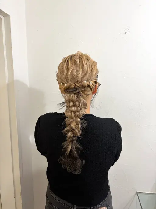 [お祭り限定ヘアセット]お祭りアレンジに🏮