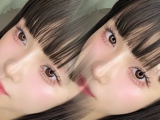 【フラットラッシュ80本 (ダブルフラットmix可)】オフ無料/Lカールあり/LEDグルー+1100円で変更可♡