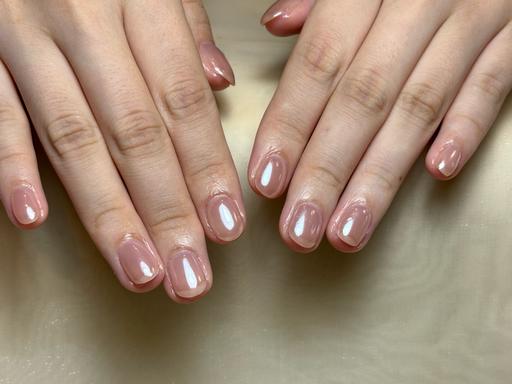 【Hand】ミラー/オーロラネイル(ベースなし)★ ジェルオフ+550円