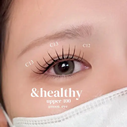 【7月限定♡】 &Healthyフラットラッシュ100本+まつげパーマ¥8400(新規OFF無料🪽)