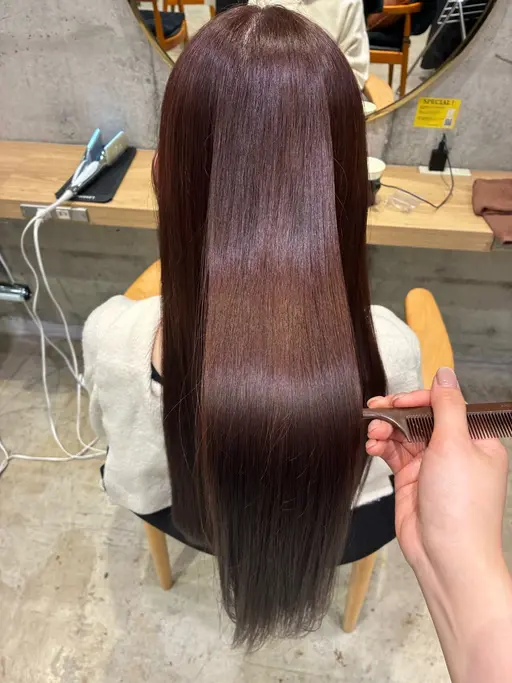 質感再生カラー+質感再生トリートメント🫧