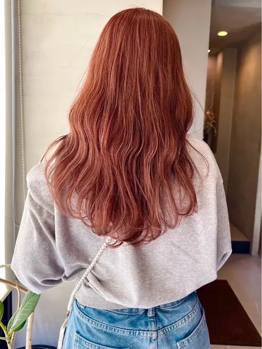 【柔らかい質感のカラーに✨】 ブリーチなしダブルカラー➕似合わせカット  当日ご予約◎