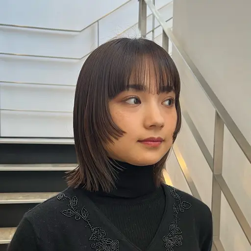 🍑初回限定❣️🍑似合わせカット+ブリーチを使わないダブルカラー【韓国風.透明感カラー.艶髪.インナーカラー】