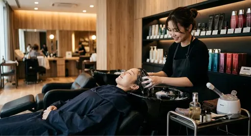 【7月限定】💆🏻♀️極上『温感』ヘッドスパ💆🏻 あったけ〜🔥💤 髪質改善付き(40分半全身ヘッドスパ)
