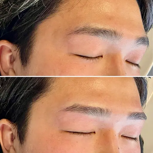 メンズアイブロウ【動画撮れる方】※4週間は自己処理していない方/Google口コミお願いします※現金支払いのみ可能※