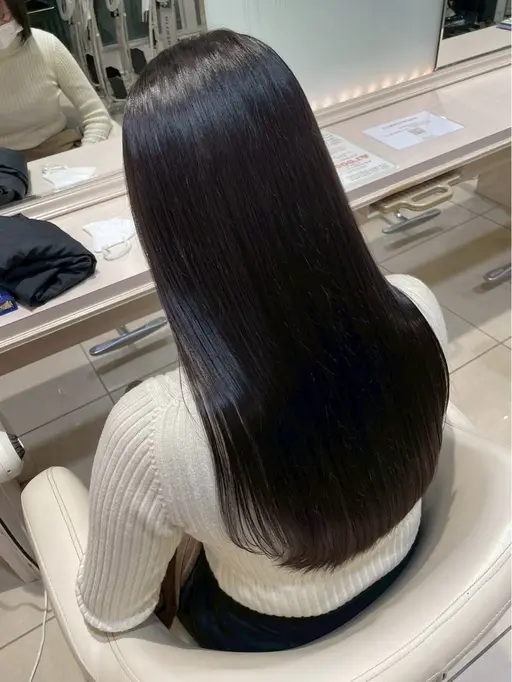 縮毛矯正リタッチ👩🏻