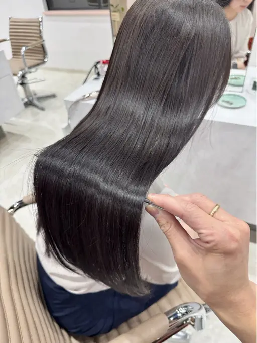 【ミニモ限定メニュー】クセ、広がりが気になる方♢カット+TOKIO縮毛矯正+セラミドTR