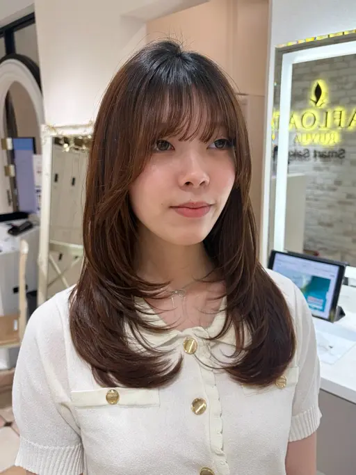 【カットモデル】ロング、ミディアム🎀#レイヤーカット#似合わせカット