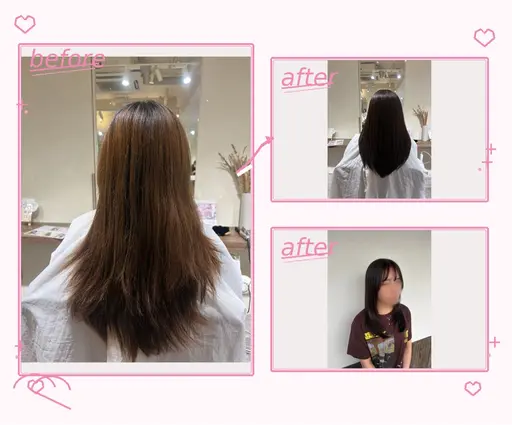 【カットモデル募集中】cut (ミディアム~ロング)