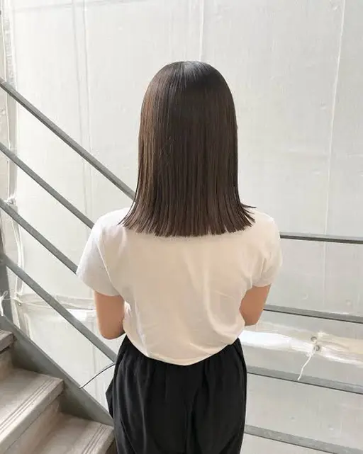 カットのみ、シャンプー無し、肩下ワンレングスのみ