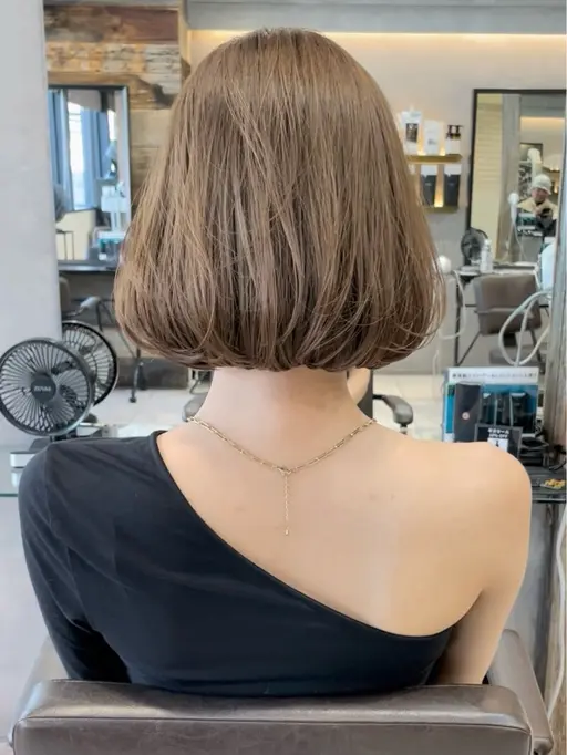 🥥【撮影モデル】海外っぽ内巻きボブ+透明感カラー🫧