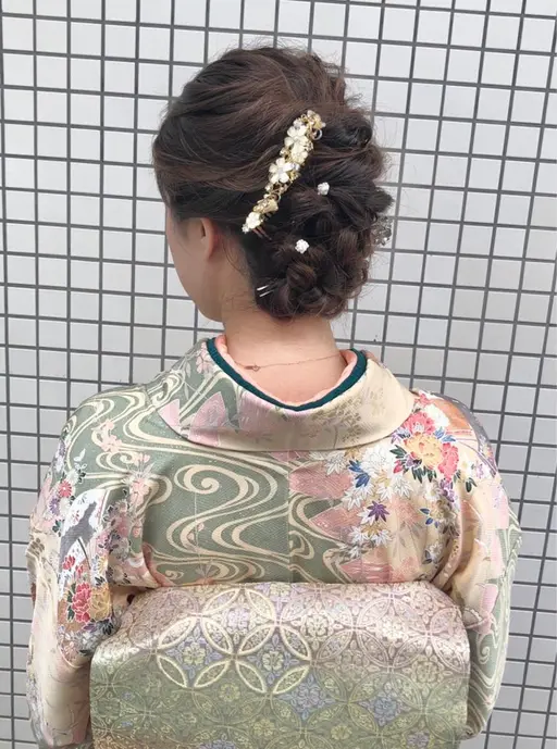 訪問着着付け＆ヘアセット