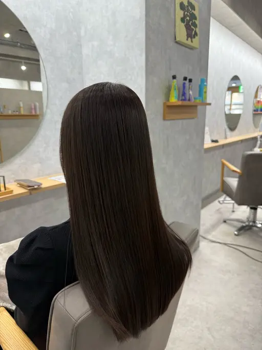 【人気No.1】似合わせカット+極上透明感カラー+高保湿TR (透明感・ツヤ・柔らかさを重視したい方)