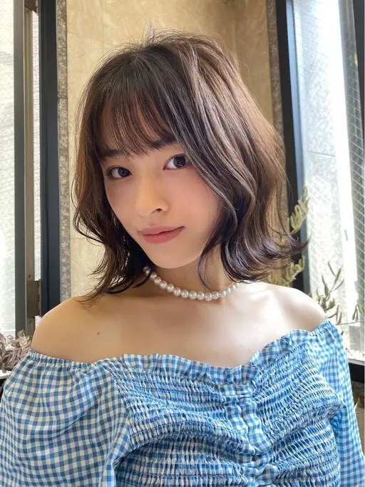 前髪カット+コテ巻き仕上げサービス✨✨✨