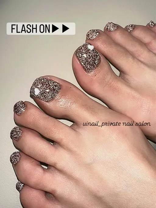 ８月限定✨【Foot】マグネット/フラッシュラメ（ケア込）