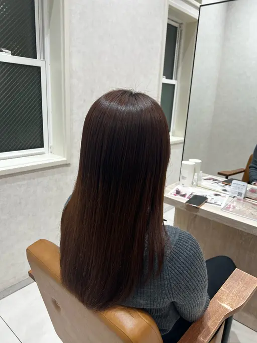【ミニモ限定】カット＋縮毛矯正👩‍🦱＋サラサラトリートメント付きブローしたような仕上がりで艶々になります！