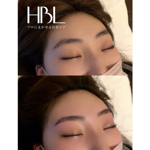 【レディース眉毛】HBLエイチビーエル(パーマ✖︎眉毛WAX+メイク)