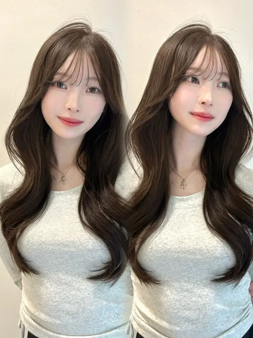 ミニモSALE🤎大人かわいいを叶える🤎【柔らかい韓国風カット+透明感を引き出すケアカラー+コテ巻きスタイリング】