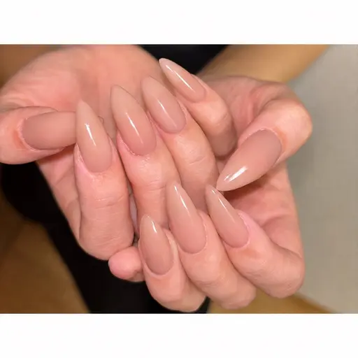 【nail model】 HAND ワンカラー オフ無し