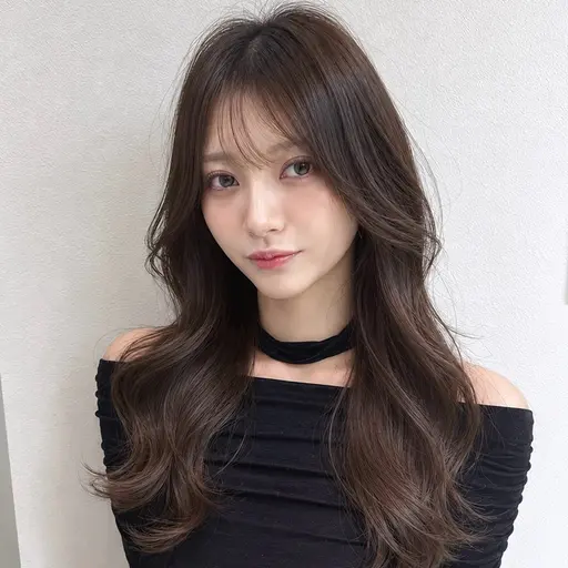 🇰🇷韓国レイヤーカット➕透明感イルミナカラー➕保湿トリートメント➕コテ巻き(韓国風/ハッシュカット)