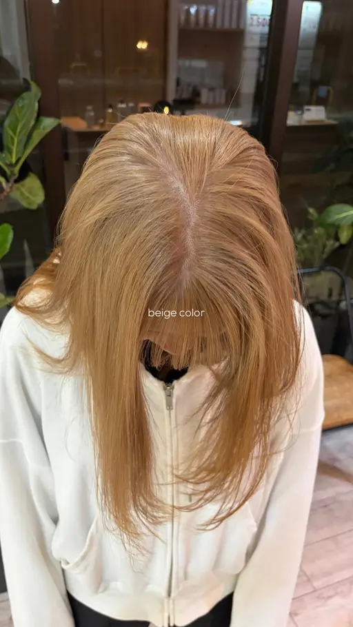 ✨通常価格4400yenの3step treatment付き🧴✨w color bleach あり