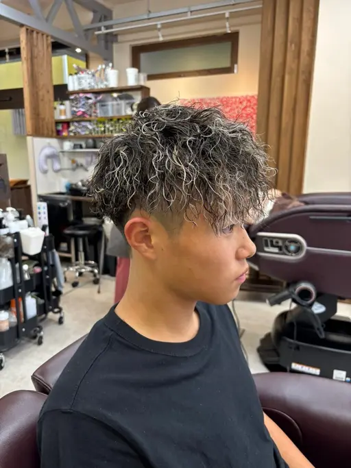 【人気No.1🥇メンズ限定❗️】カット＋メッシュ+パーマ