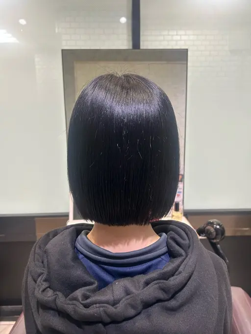 【19時以降限定🖤】切りっぱなしボブぷつっとラインで一気に垢抜け♩♪