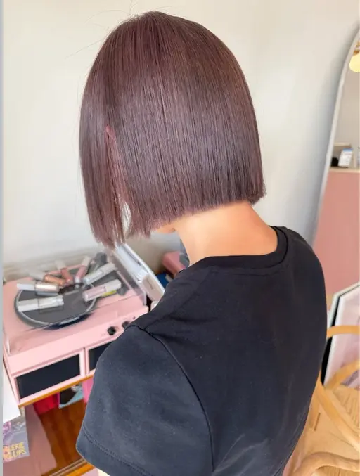 切りっぱなしボブ
