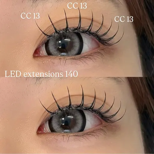 🌟LED×フラットラッシュ140本🌟オフなしの方はこちらを選択してください。
