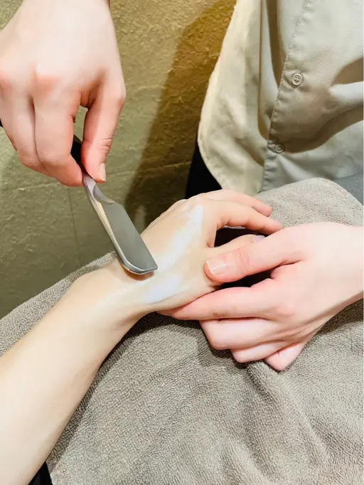 肩から指先までのシェービング🫧