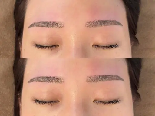ブロウワックス (眉wax)+メイクアップ仕上げ✨