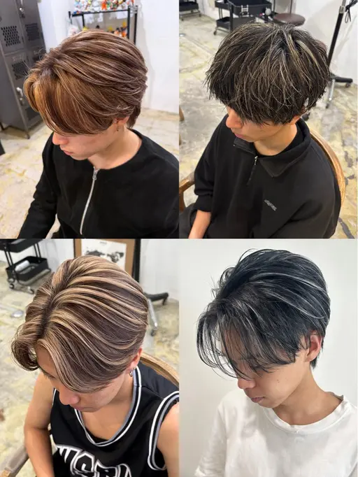 4月限定男らしさ抜群ハイライトカラー‼️