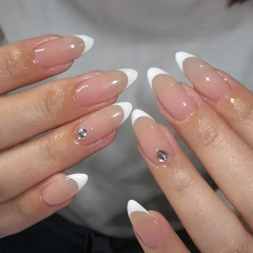 【フレンチネイル✨(クリアベース)】※オフなし