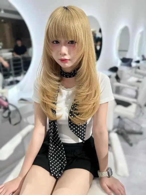 盛れるレイヤーカット🩷