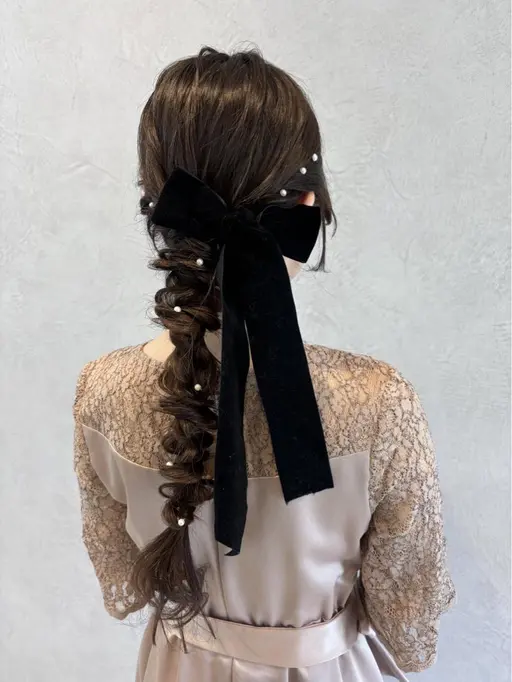 🎀ヘアセット 🎀《結婚式お呼ばれセット🎶》✨アップ/編みおろし/ハーフアップ✨