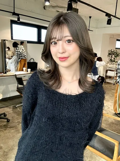 🎀平日限定🎀人気No,1❤️ヘアカラー❤️+シャンプーブロー+無料トリートメント✨