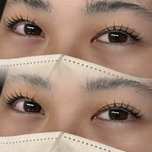 大人気!!抜群の持ちが人気のLEDエクステ!!よれにくいフラットラッシュ100本🌸しみにくくて高持続✨✨