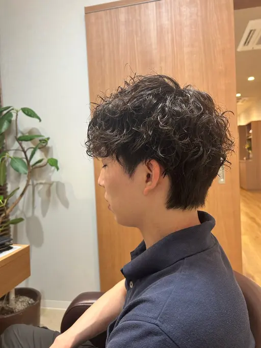 メンズカット+パーマ