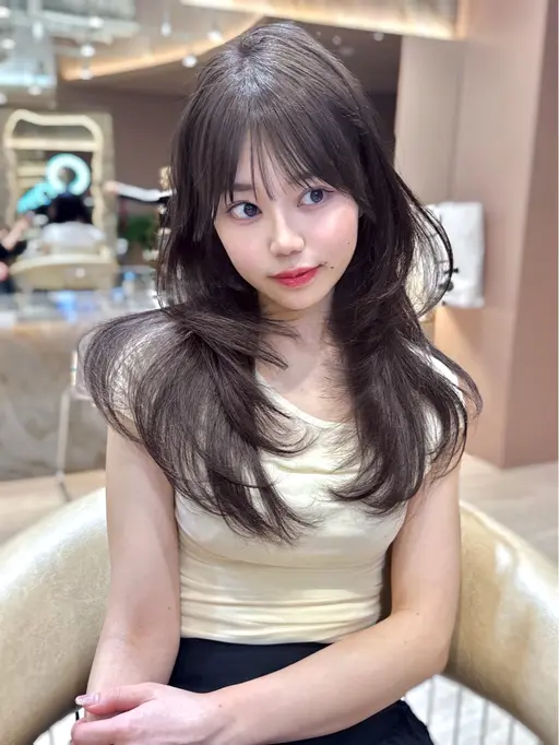 【🌸5月6月限定似合わせカット🌸+高発色カラー🩷+高保湿超音波トリートメント🫧 高保湿シャンプー付き!